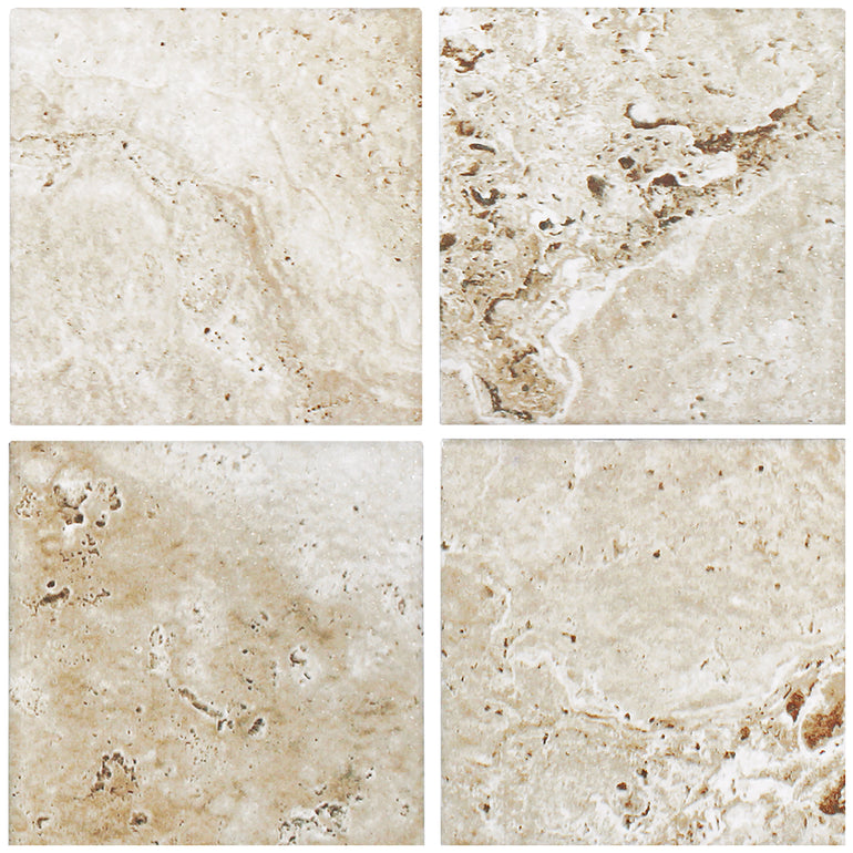 Scavo White, 6" x 6" Tile I ESTSCAVWHITE6 | Porcelain Tile