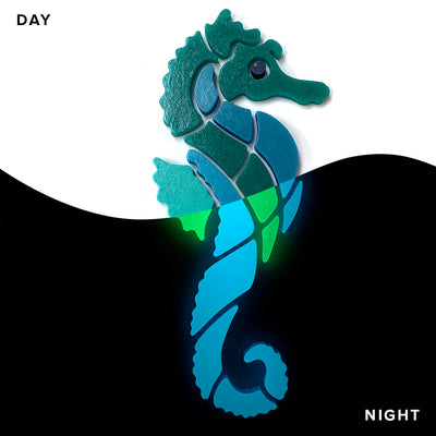 Seahorsey - Right | SHY-S-R | Glow in the Dark Pool Mosaics