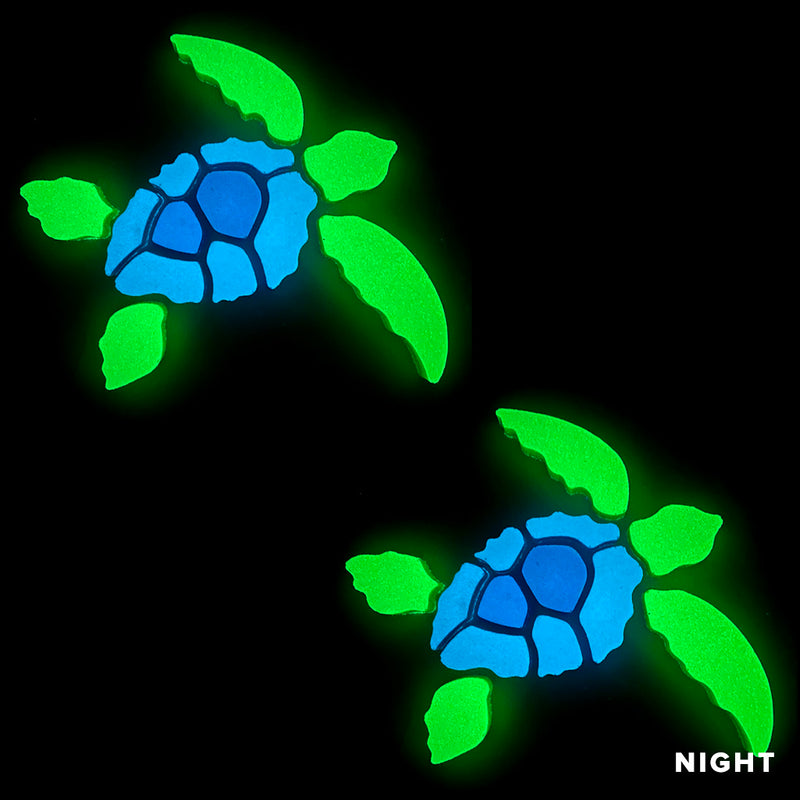 Sea Turtle, Right x 2 | SEAT1-S-R | Glow in the Dark Pool Mosaics
