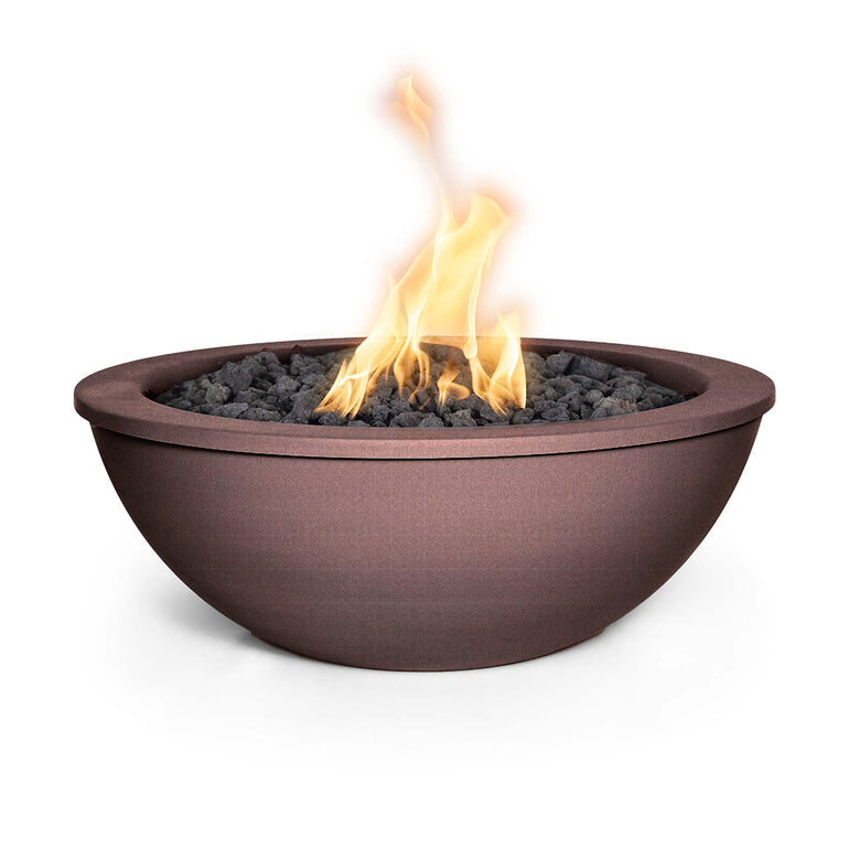 Sedona 27" Round Metal Fire Bowl | The Outdoor Plus Fire Feature - Java