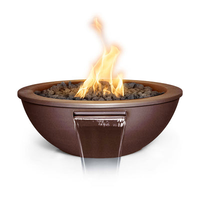 Sedona 27" Fire and Water Bowl, Powder Coated Metal | The Outdoor Plus-JAVA