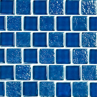 Blue, 1" x 1" Glass Mosaic Tile | SS82323B1 | Signature Series Pool Tile by Artistry in Mosaics