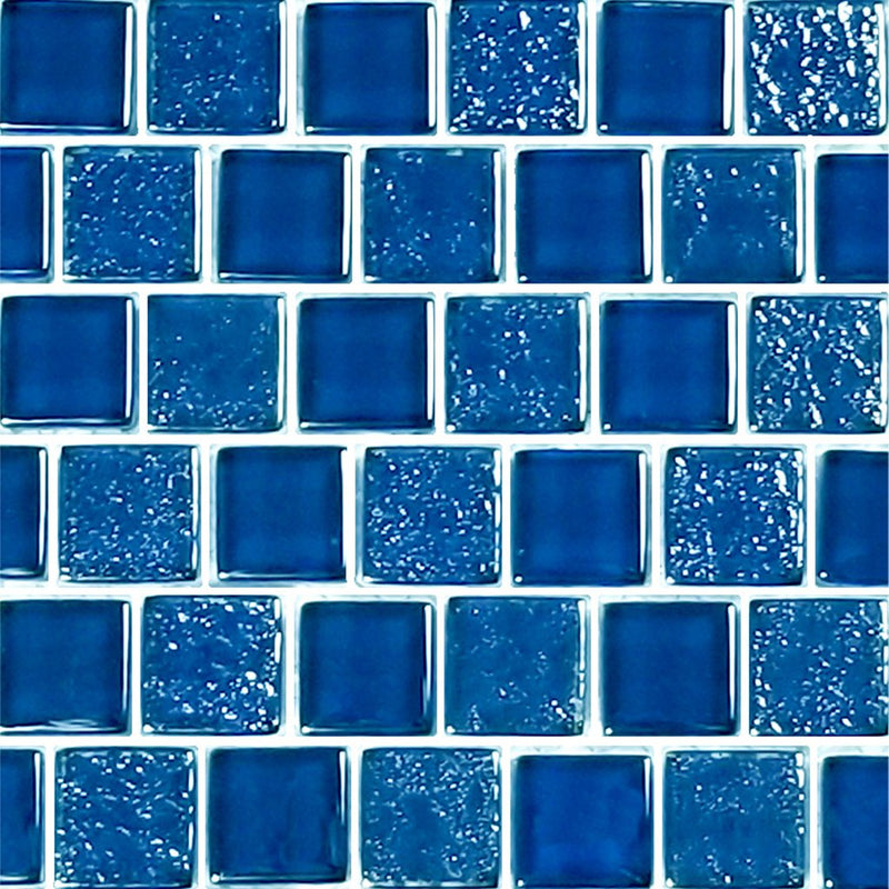 Blue, 1" x 1" Glass Mosaic Tile | SS82323B1 | Signature Series Pool Tile by Artistry in Mosaics