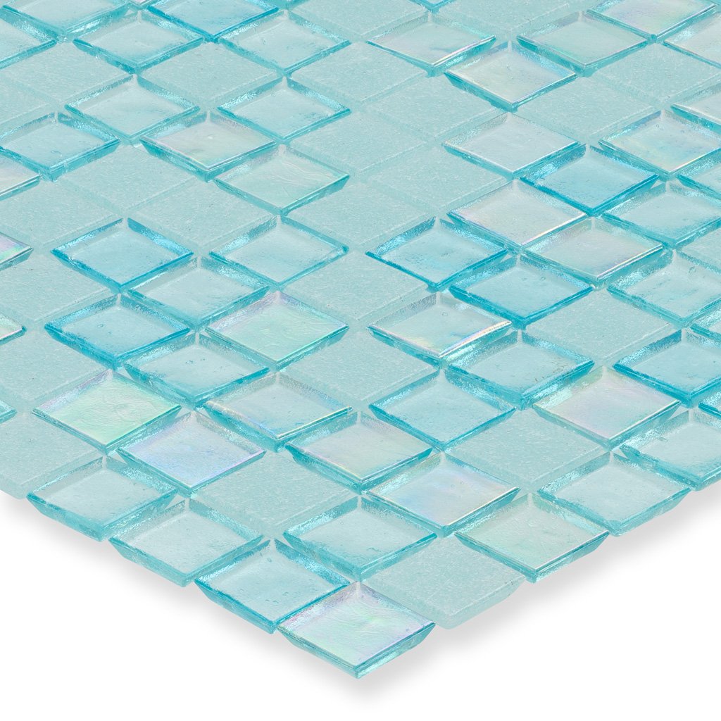 Splash Delmar Glass Tile by American Glass Mosaics
