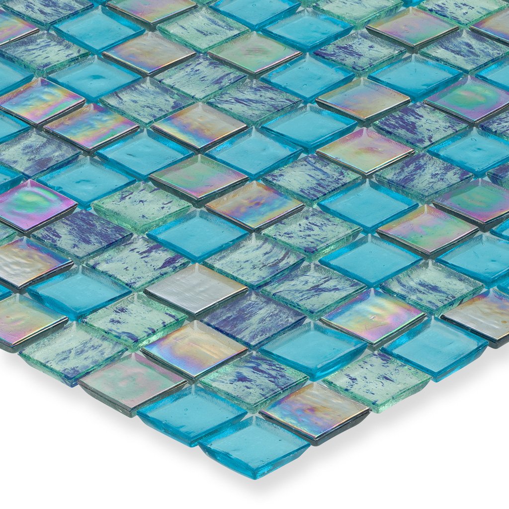 Splash Gulf Glass Tile by American Glass Mosaics