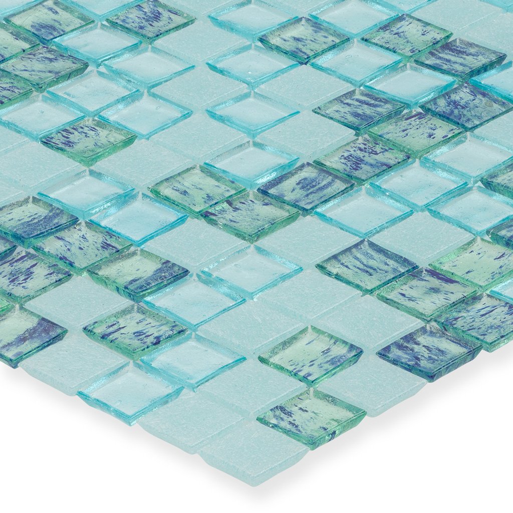 Splash Malibu Glass Tile by American Glass Mosaics