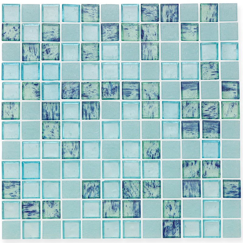 Malibu, 1" x 1" - Glass Tile