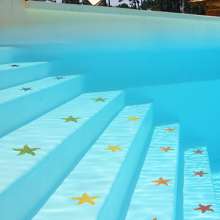 Starfish - Light Blue | 102LB | Pool Mosaic