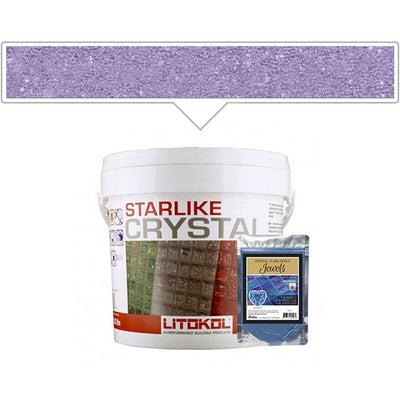 Litokol Lilac J.14, 5.5lb Pail + Color Pack - Tile Grout