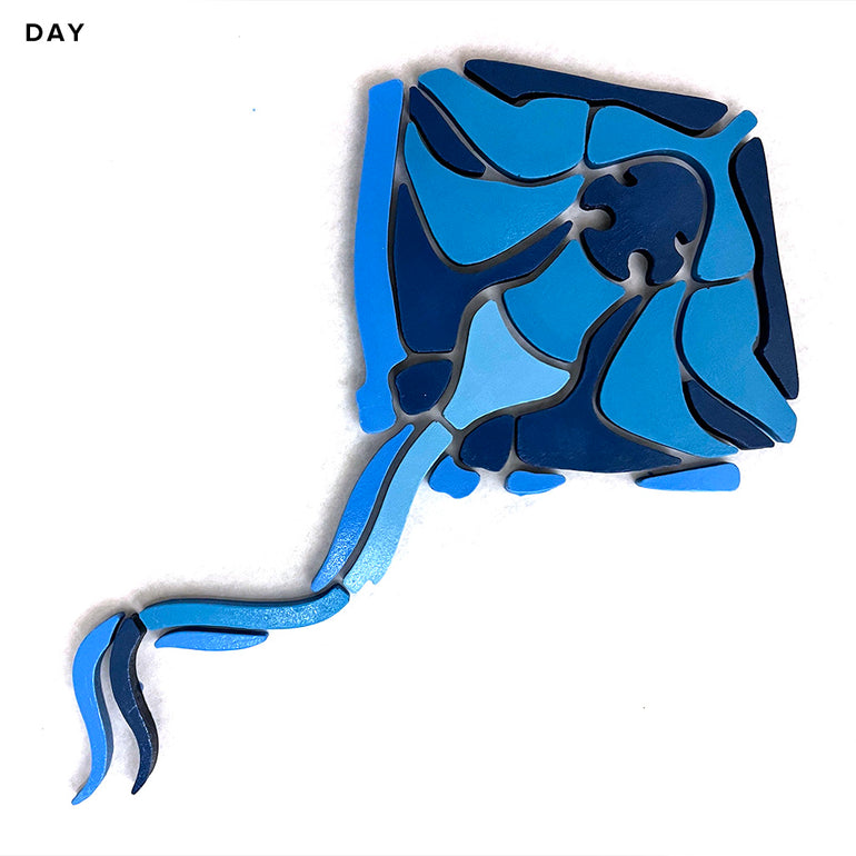 Stingray #2, Small | STING2-S | Glow in the Dark Pool Mosaic