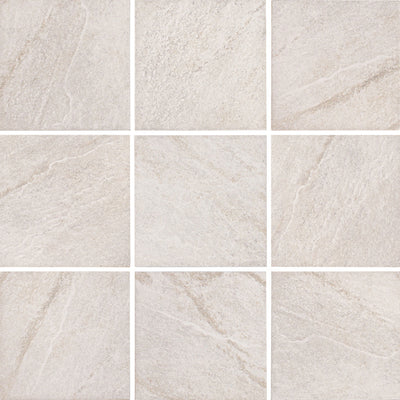 Bianco, 6" x 6" Tile | ALXSTONBIANCO6 | Tesoro Porcelain Pool Tile