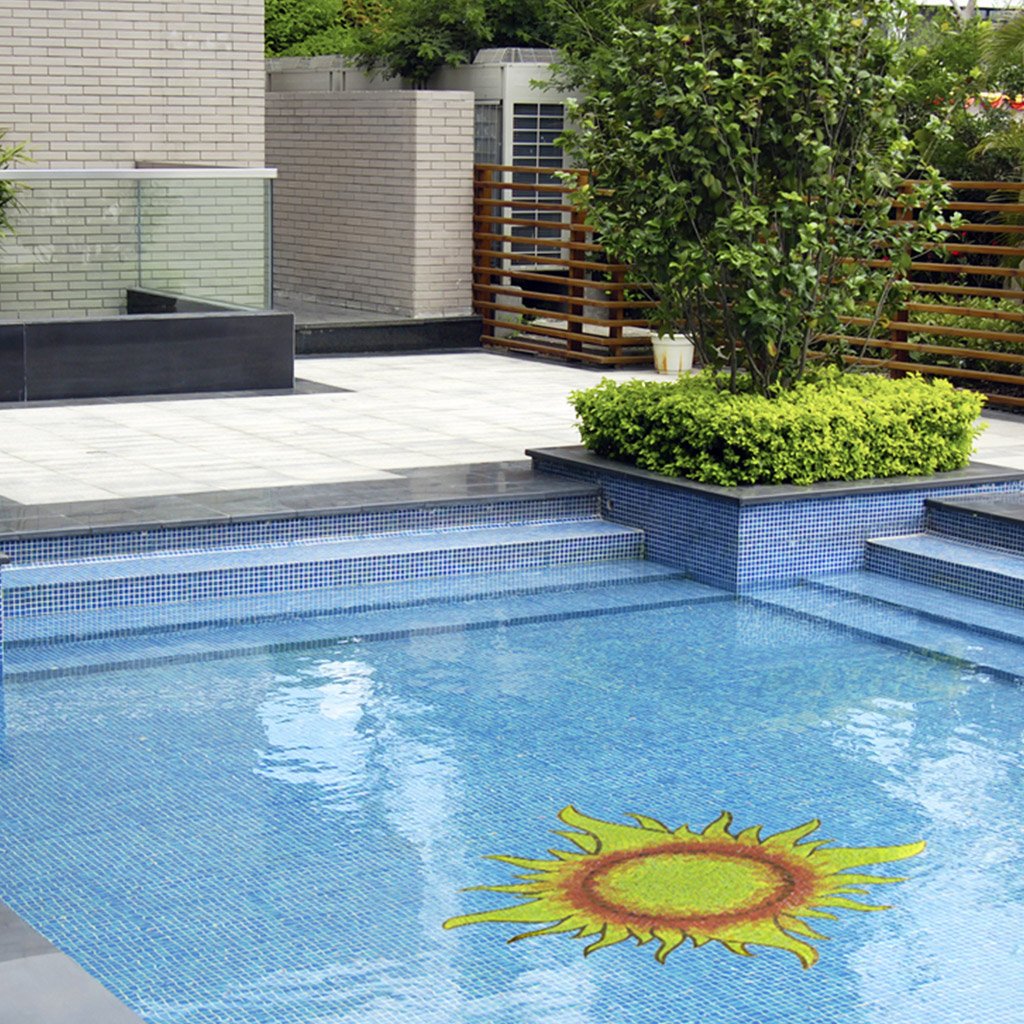 Glass Pool Mosaic by Artistry in Mosaics