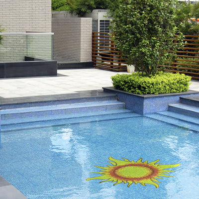 Sun - Pool Mosaic