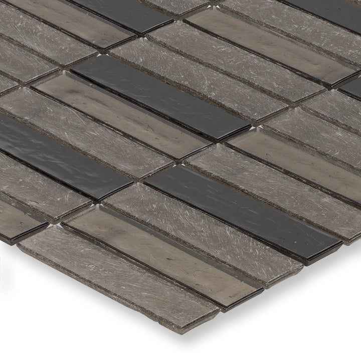 Fossil, 1" x 4" Stacked - Glass Tile