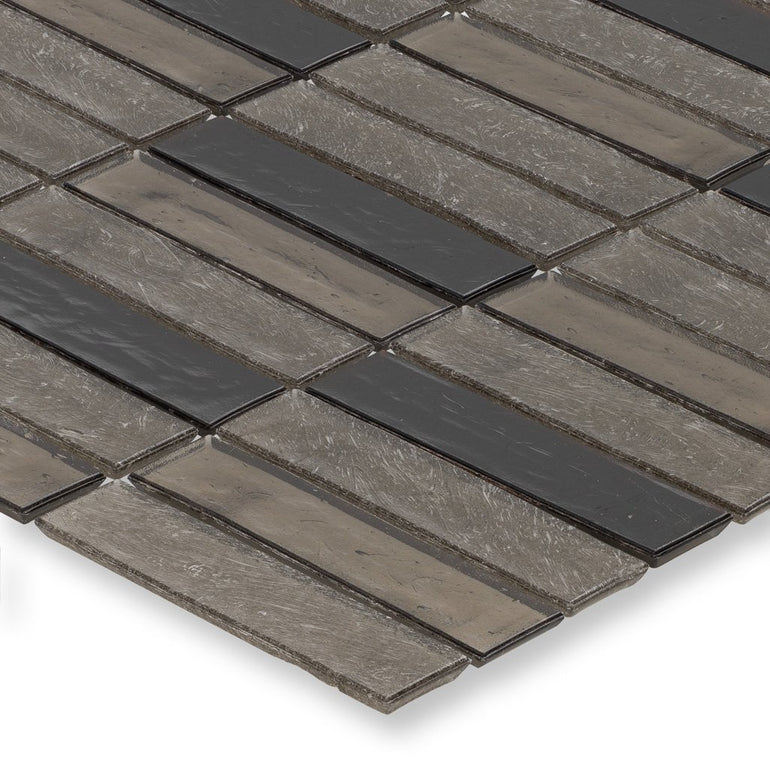 Fossil, 1" x 4" Stacked - Glass Tile