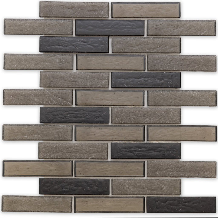 Fossil, 1" x 4" Staggered - Glass Tile