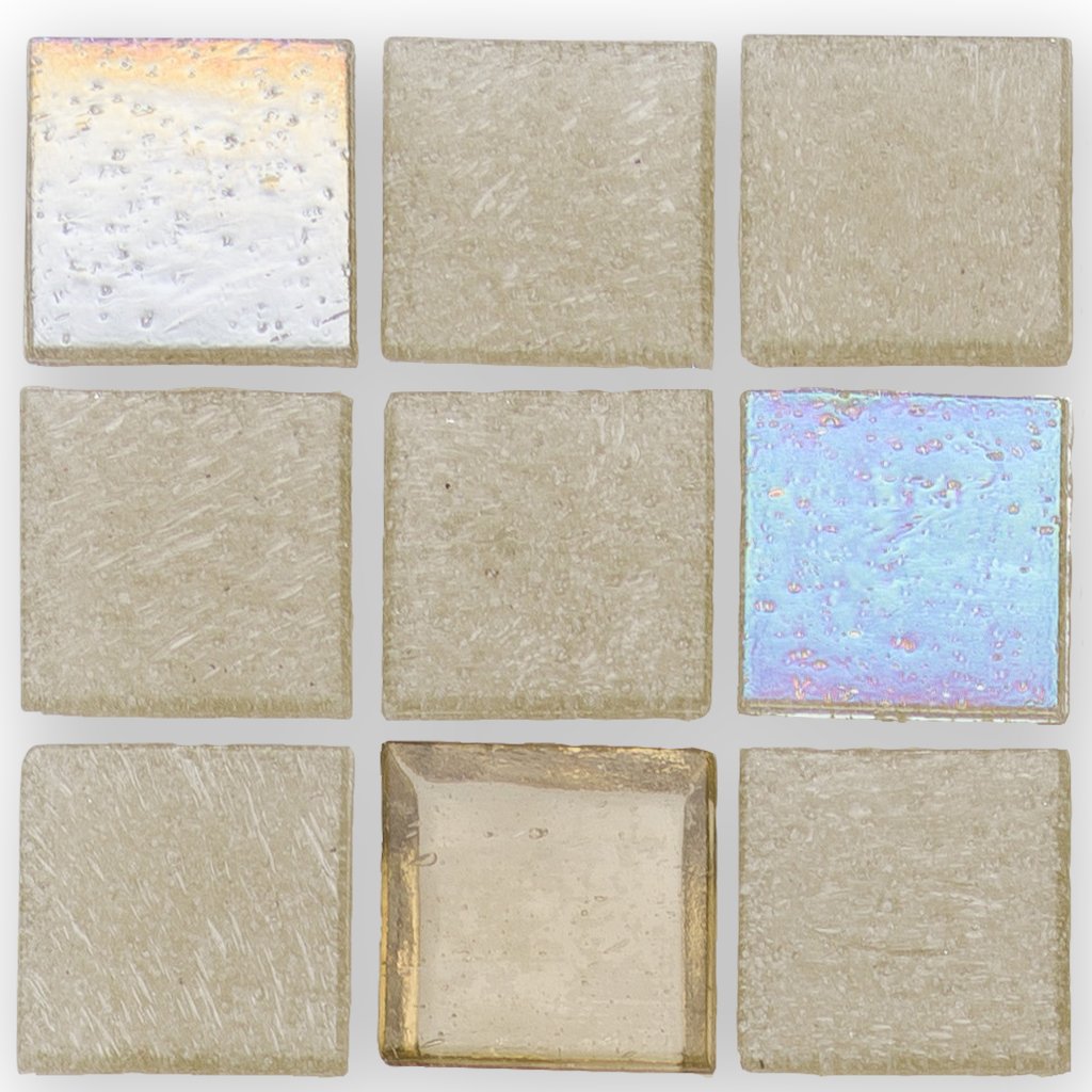 Superior Honeycomb 1" X 1" Glass Tile by American Glass Mosaics
