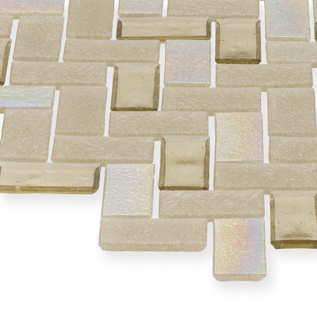 Superior Honeycomb Glass Tile by American Glass Mosaics