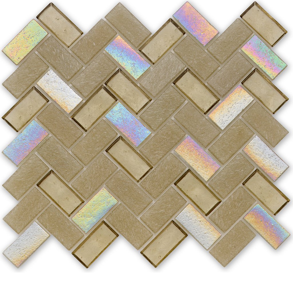 Superior Honeycomb Glass Tile by American Glass Mosaics