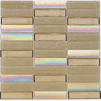 Honeycomb, 1" x 4" Stacked - Glass Tile