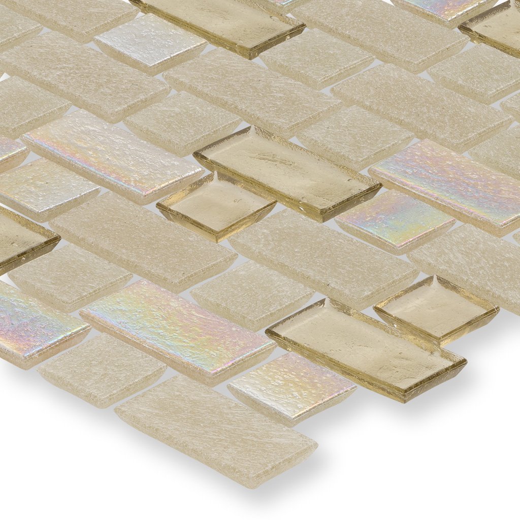 Superior Honeycomb Glass Tile by American Glass Mosaics