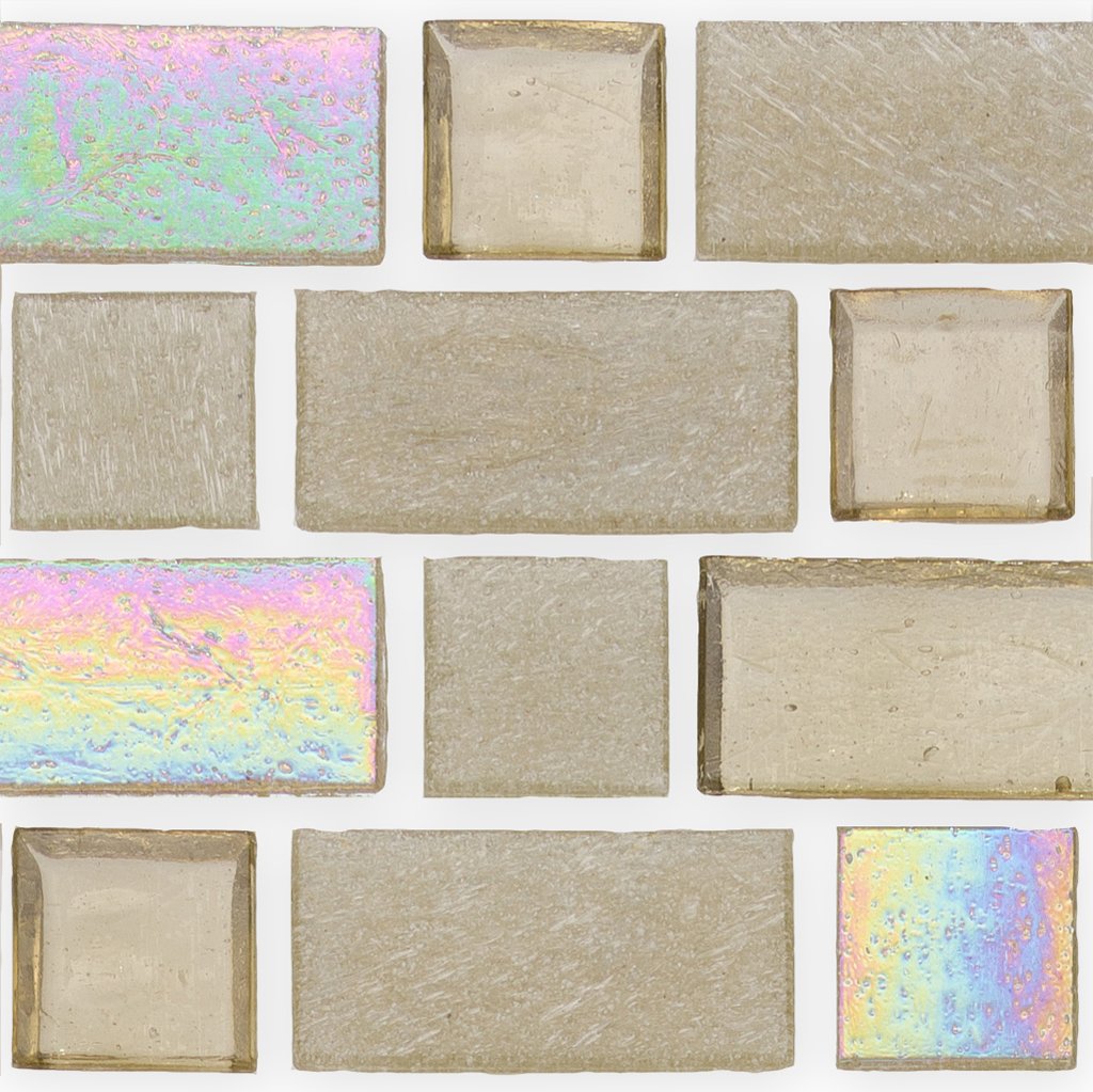 Superior Honeycomb Glass Tile by American Glass Mosaics
