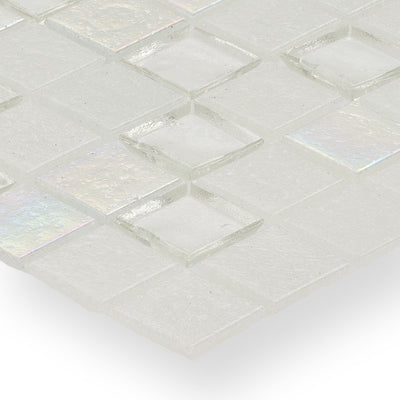 Iceberg, 1" x 1" - Glass Tile