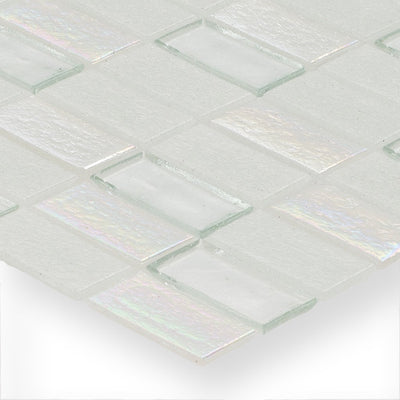 Iceberg, 1" x 2" Stacked - Glass Tile