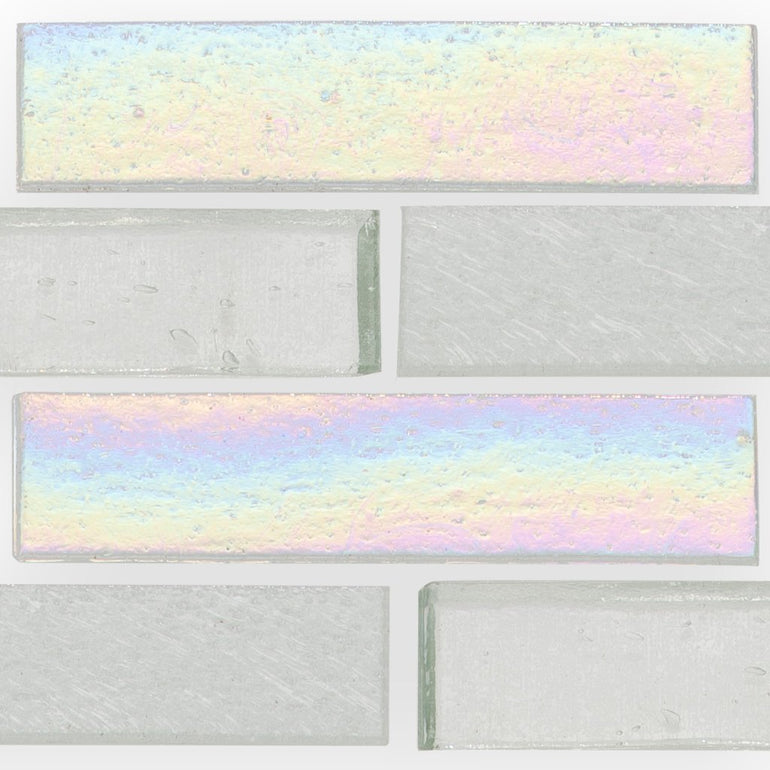 Iceberg, 1" x 4" Staggered - Glass Tile