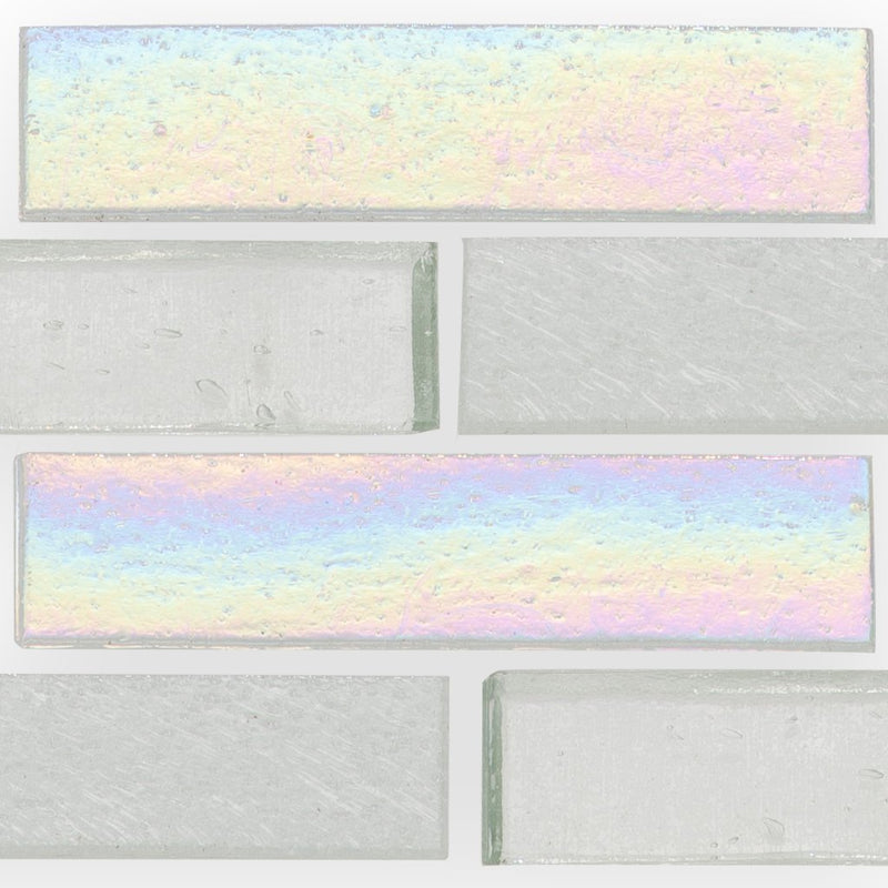 Iceberg, 1" x 4" Staggered - Glass Tile
