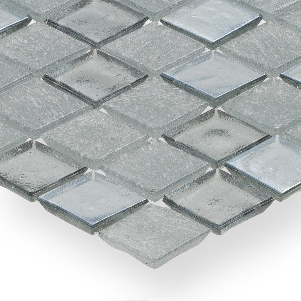 Superior Moonlight 1" X 1" Glass Tile by American Glass Mosaics