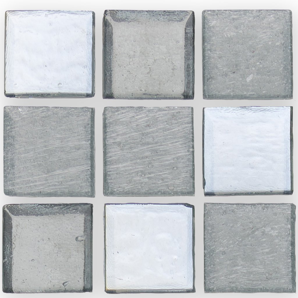 Superior Moonlight 1" X 1" Glass Tile by American Glass Mosaics