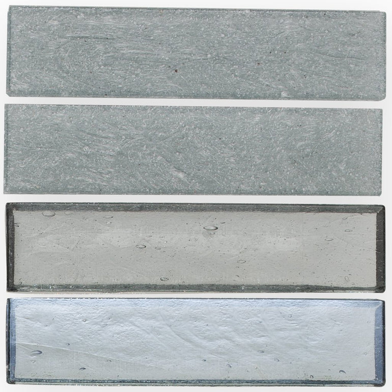 Moonlight, 1" x 4" Stacked - Glass Tile