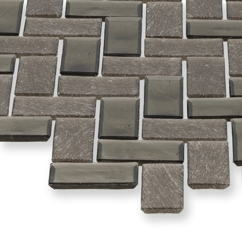 Northern, Herringbone - Glass Tile