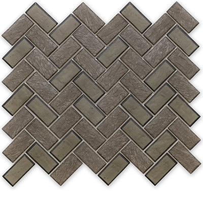 Northern, Herringbone - Glass Tile