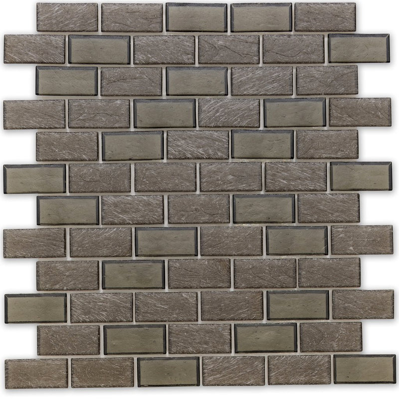 Northern, 1" x 2" Staggered - Glass Tile