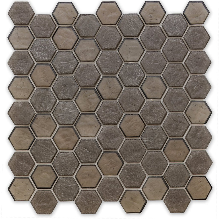 Northern, Hexagon Mosaic - Glass Tile