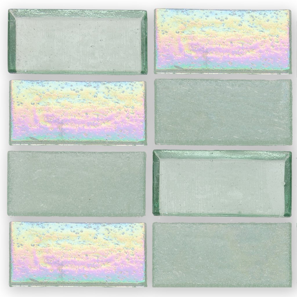 Superior Seagrass 1" X 2" Glass Tile by American Glass Mosaics