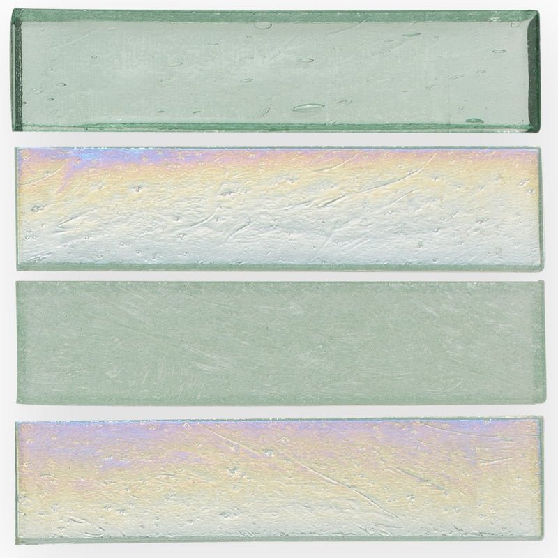 Seagrass, 1" x 4" Stacked - Glass Tile