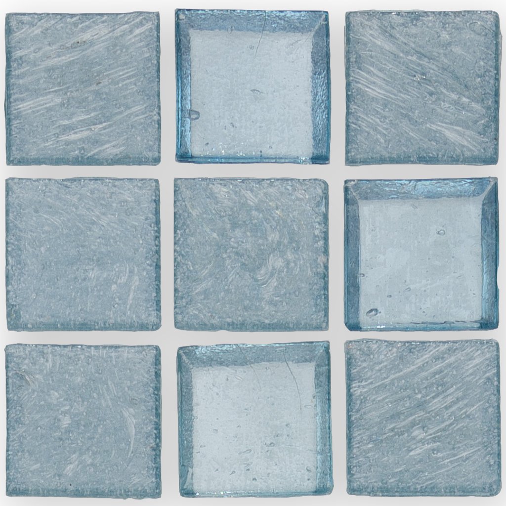 Superior Wave 1" X 1" Glass Tile by American Glass Mosaics