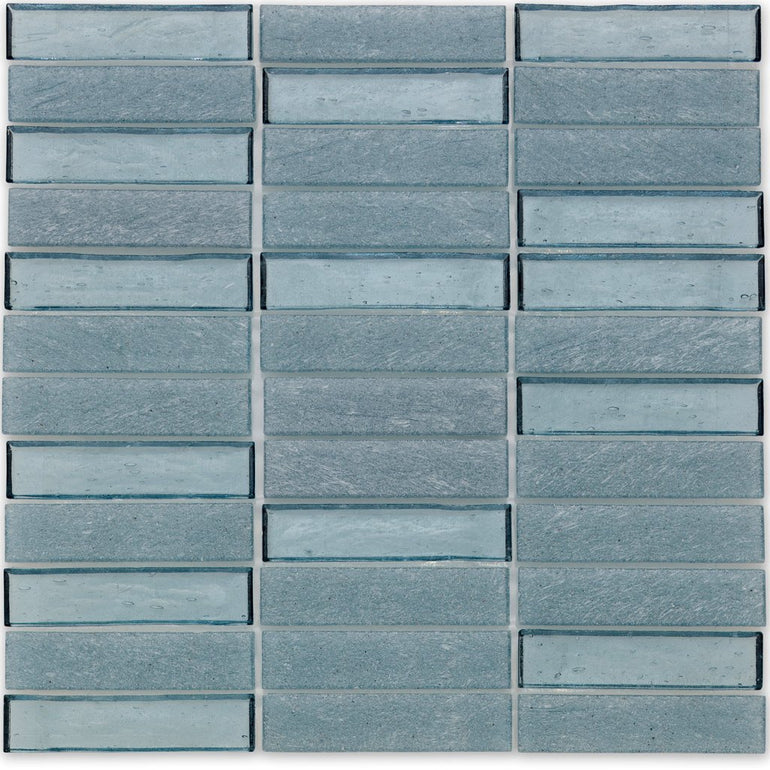 Wave, 1" x 4" Stacked - Glass Tile