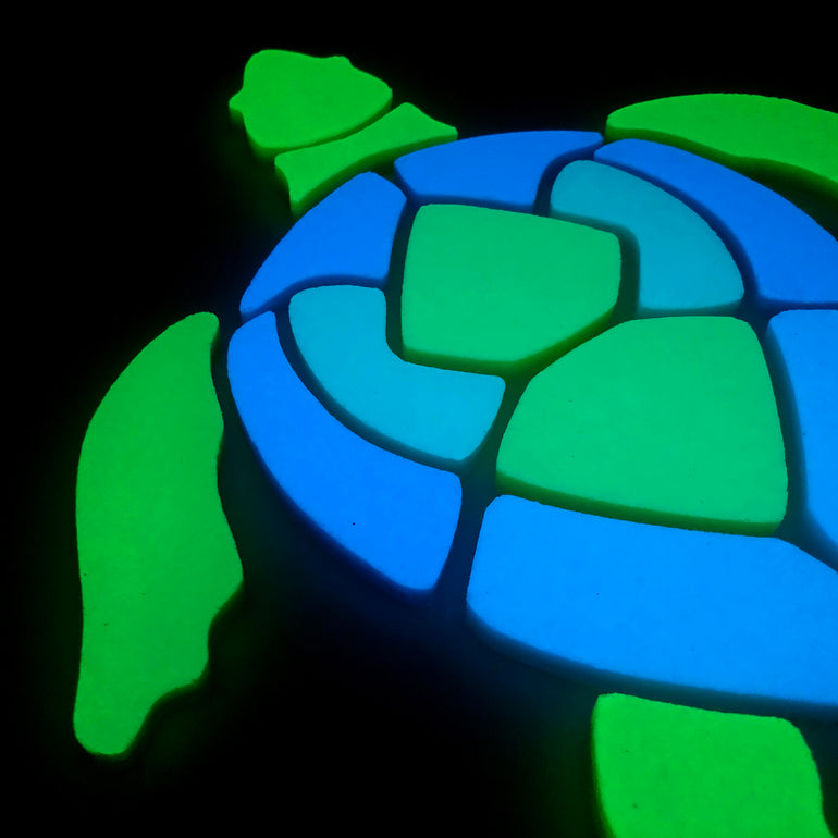 Mini Turtles, 20 Pack Pool Mosaic  Glow in the Dark Pool Tile – AquaBlu  Mosaics