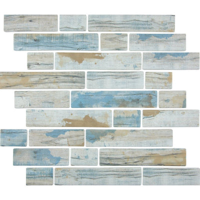 TASBARKBAYML - Aquatica Bay, Multi-linear - Glass Tile