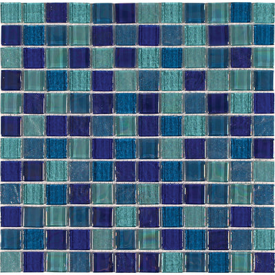 Blendstone 1" x 1" Mosaic Tile | TASTREABLENDST1 | Tesoro Glass Tile