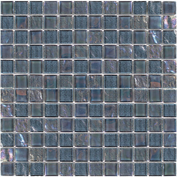 Treasure Series Moonstone 1" x 1" Mosaic Tile | TASTREAMOONST1 | Tesoro Glass Tile