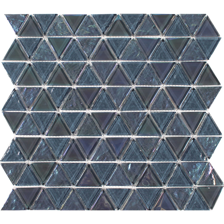 Moonstone, Triangle Mosaic Tile | TASTRIAMOONST | Tesoro Glass Tile