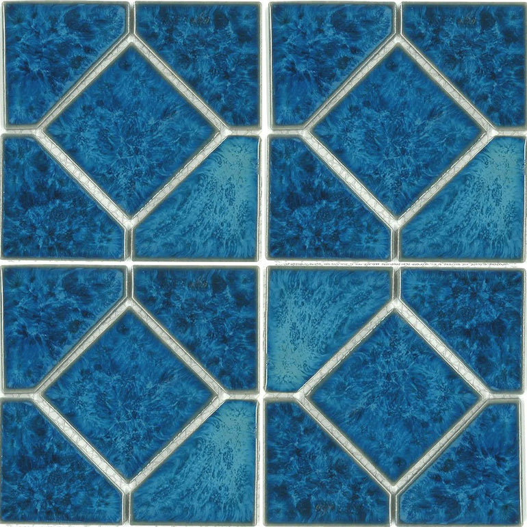 TITAN-664 - Fujiwa Opal, 6" x 6" Deco - Porcelain Pool Tile