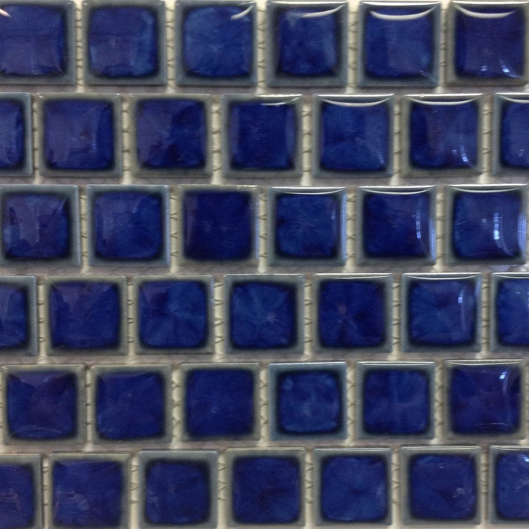 TNT-032 - Sapphire, 1" x 1" - Porcelain Pool Tile - Fujiwa