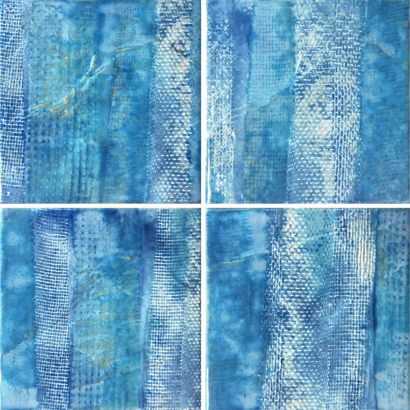 Icy Blue, 6" x 6"  | TOKYO-601 | Fujiwa Porcelain Pool Tile