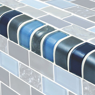 TRIM-GX82348B16 - Blue, Trim - Glass Tile